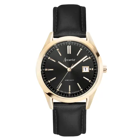 Accurist Everyday Black Dial