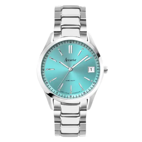 Accurist Everyday Stainless Steel Blue Dial