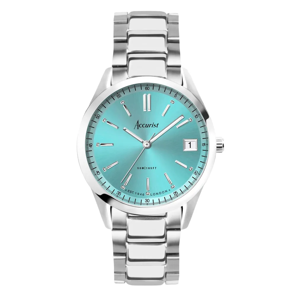 Accurist Everyday Stainless Steel Blue Dial 74008
