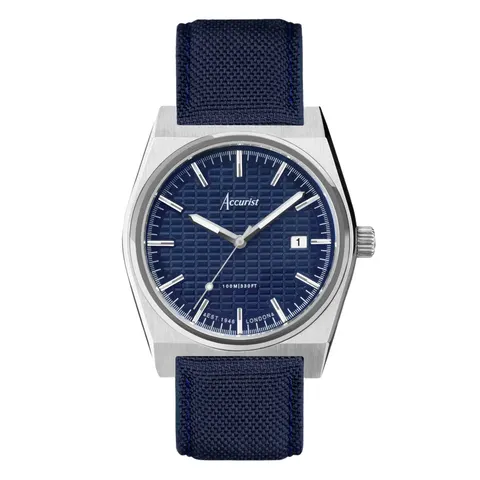 Accurist Origin Blue Canvas Strap