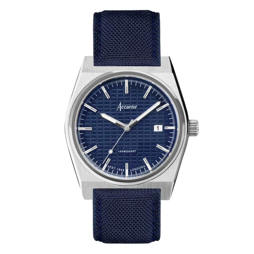 Accurist Origin Blue Canvas Strap 70007
