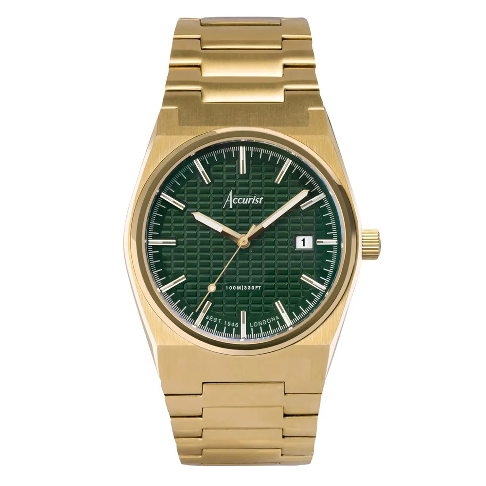 Accurist Origin Stainless Steel Green Dial 70009