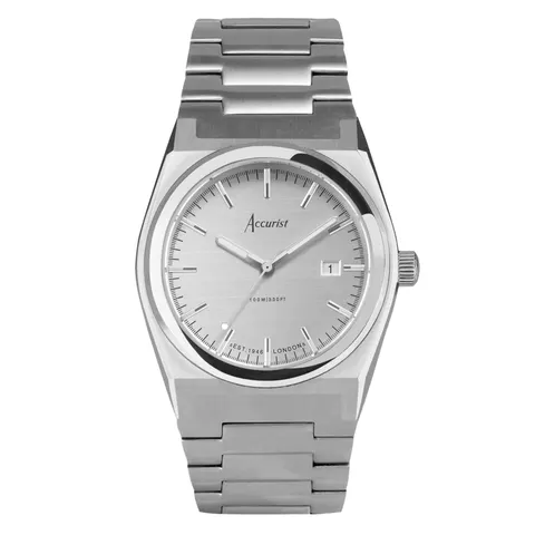 Accurist Origin Stainless Steel Silver Dial