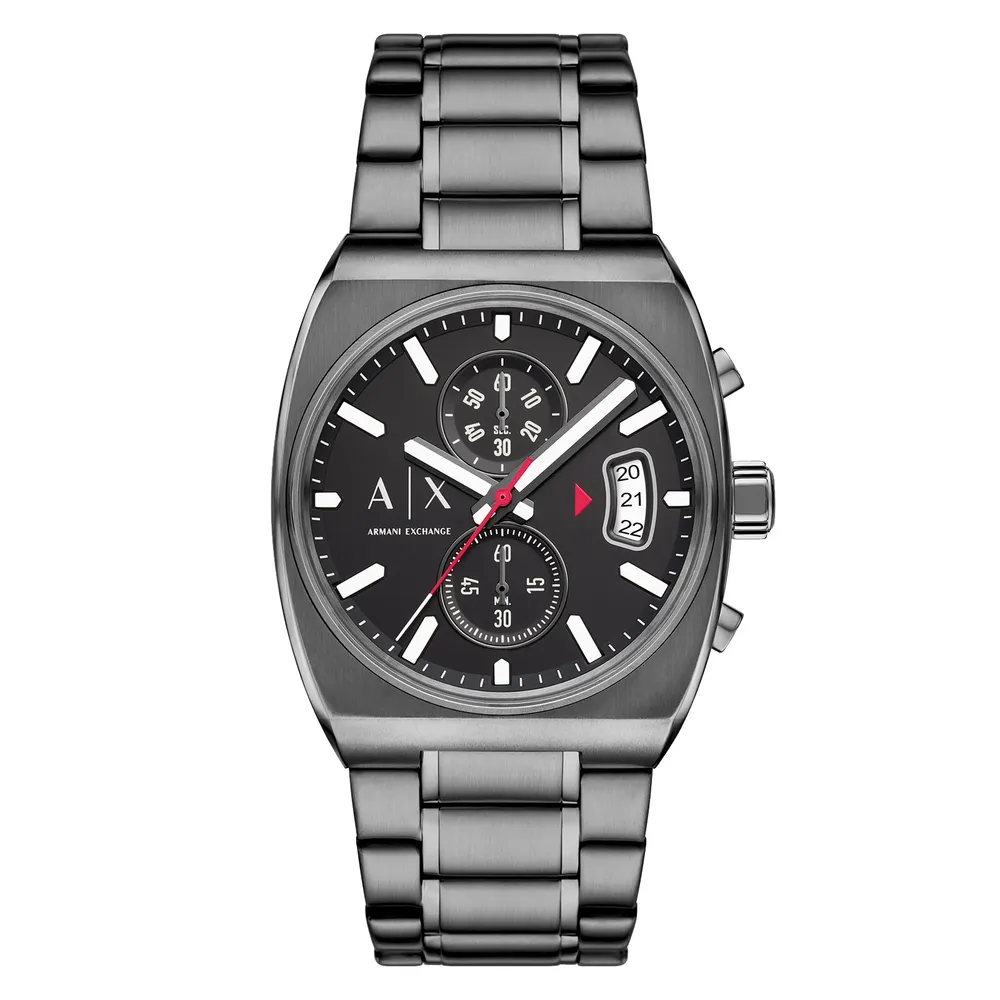 Armani Exchange Chronograph Gunmetal Stainless Steel AX2823