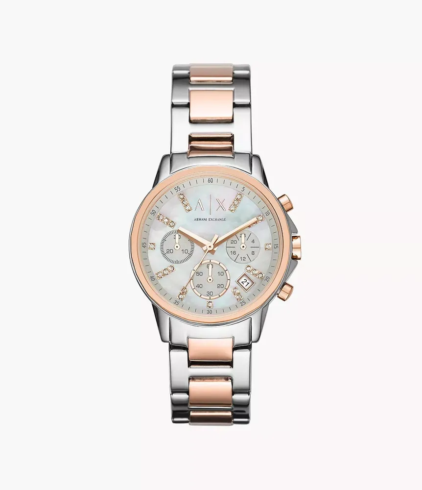 Armani Exchange Chronograph Silver-Tone Stainless Steel AX4331