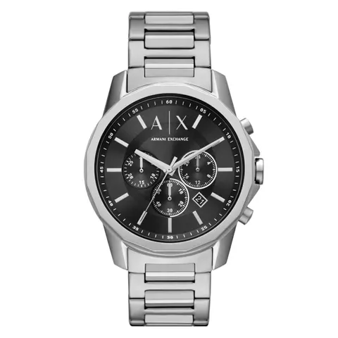 Armani Exchange Chronograph Stainless Steel Black Dial