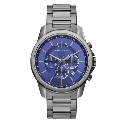 Armani Exchange Chronograph Stainless Steel Blue Dial