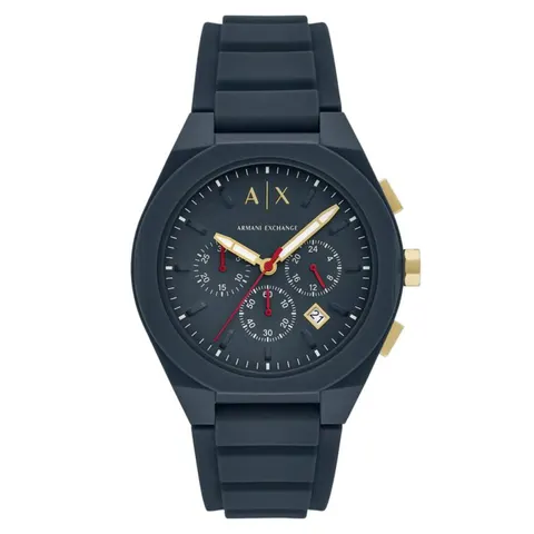 Armani Exchange Sync Chronograph Blue Silicone