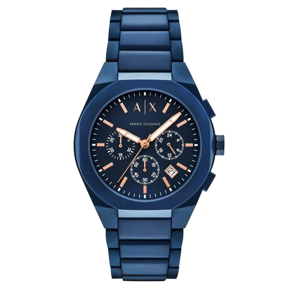 Armani Exchange Sync Chronograph Blue Stainless Steel AX4189