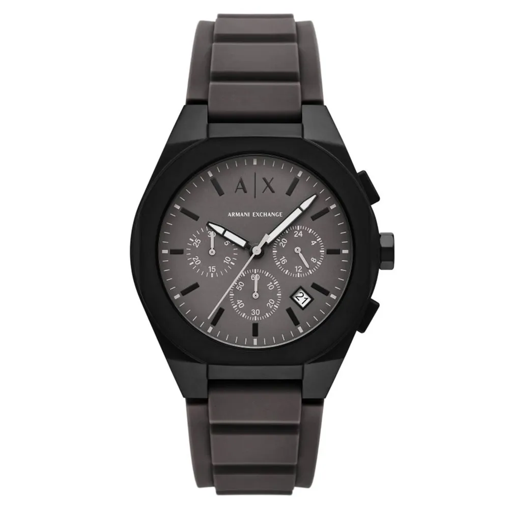 Armani Exchange Sync Chronograph Grey Leather AX4191