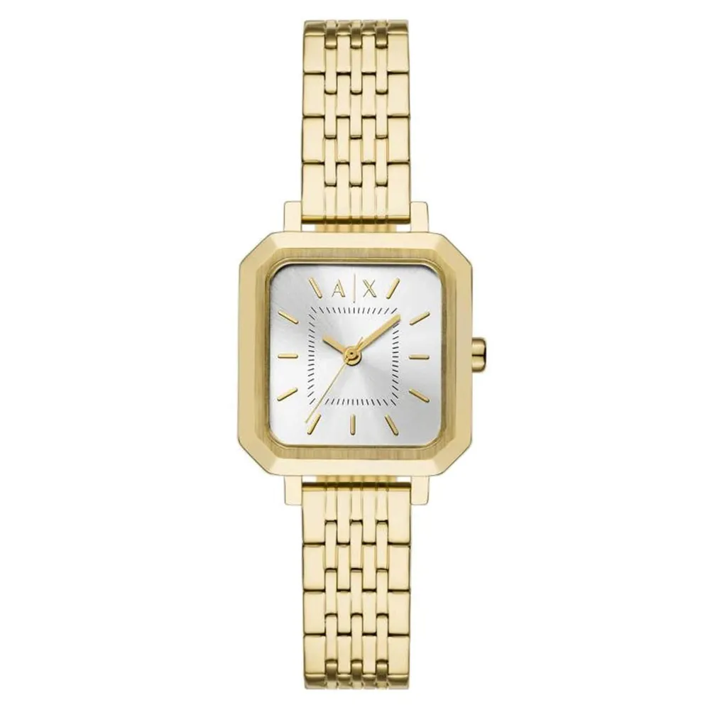 Armani Exchange Three-Hand Gold-Tone Stainless Steel AX5725