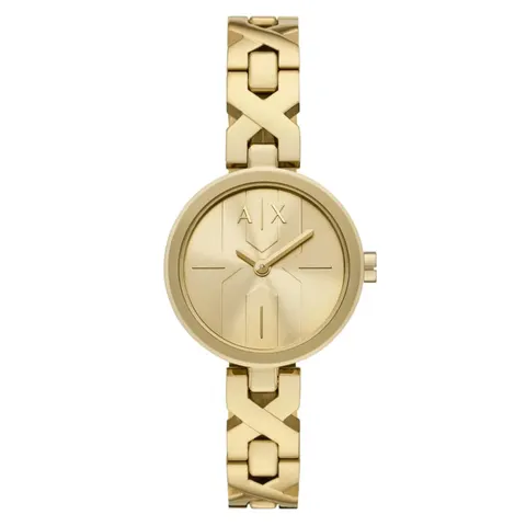 Armani Exchange Two-Hand Gold-Tone Stainless Steel