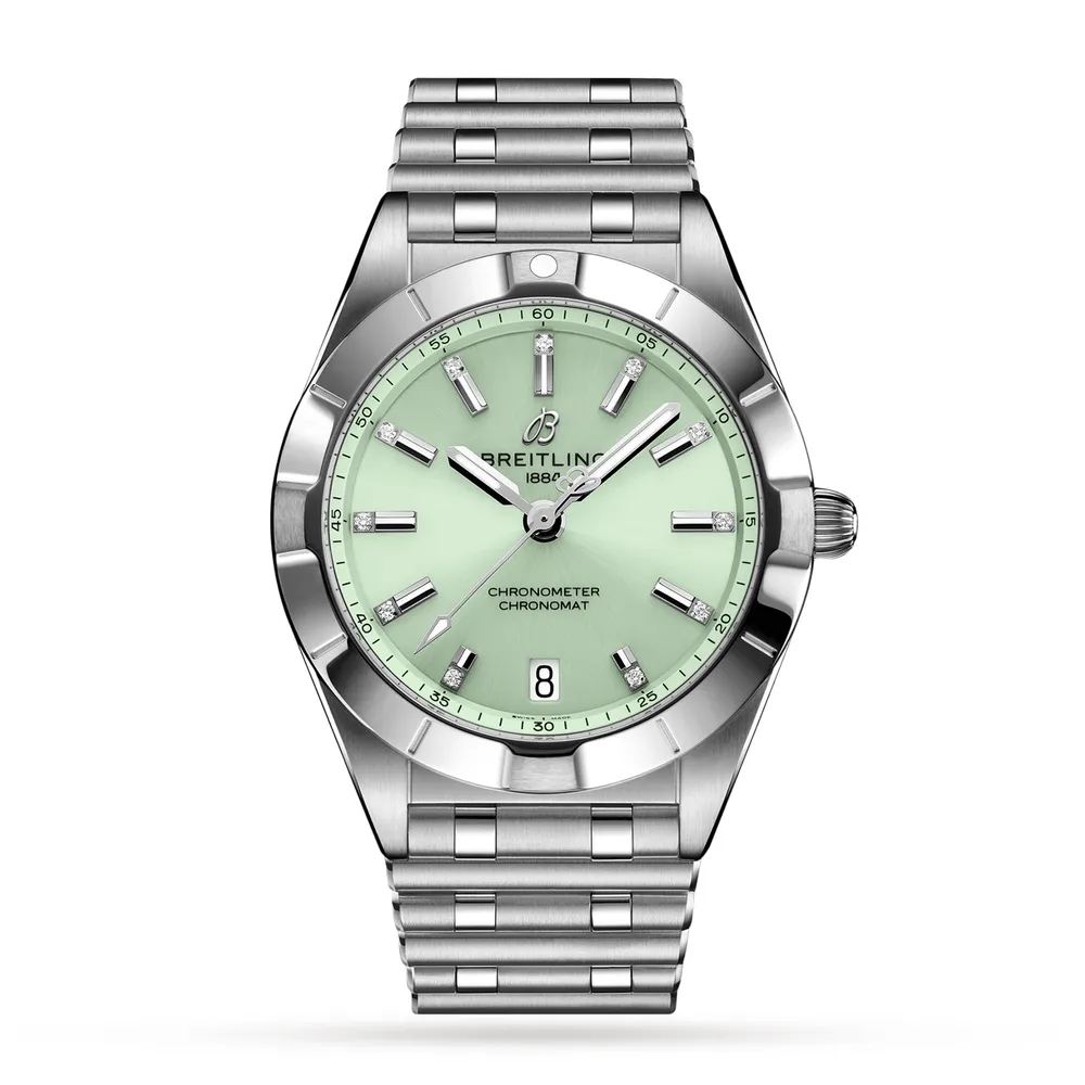 Breitling Chronomat 32 Stainless Steel - Mint Green A77310101L1A1