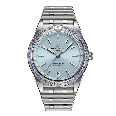 Breitling Chronomat Automatic 36 South Sea Ice Blue Stainless Steel Bracelet