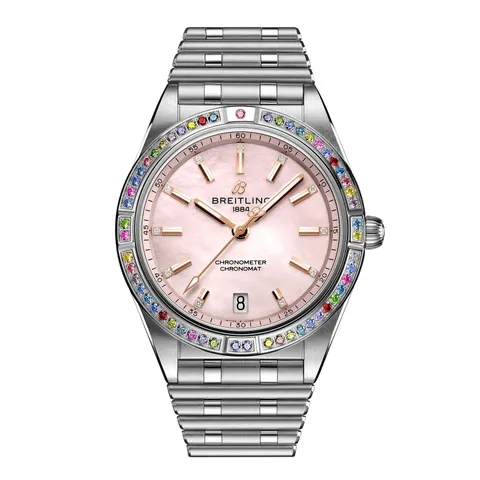 Breitling Chronomat Automatic 36 South Sea Pink Stainless Steel Bracelet