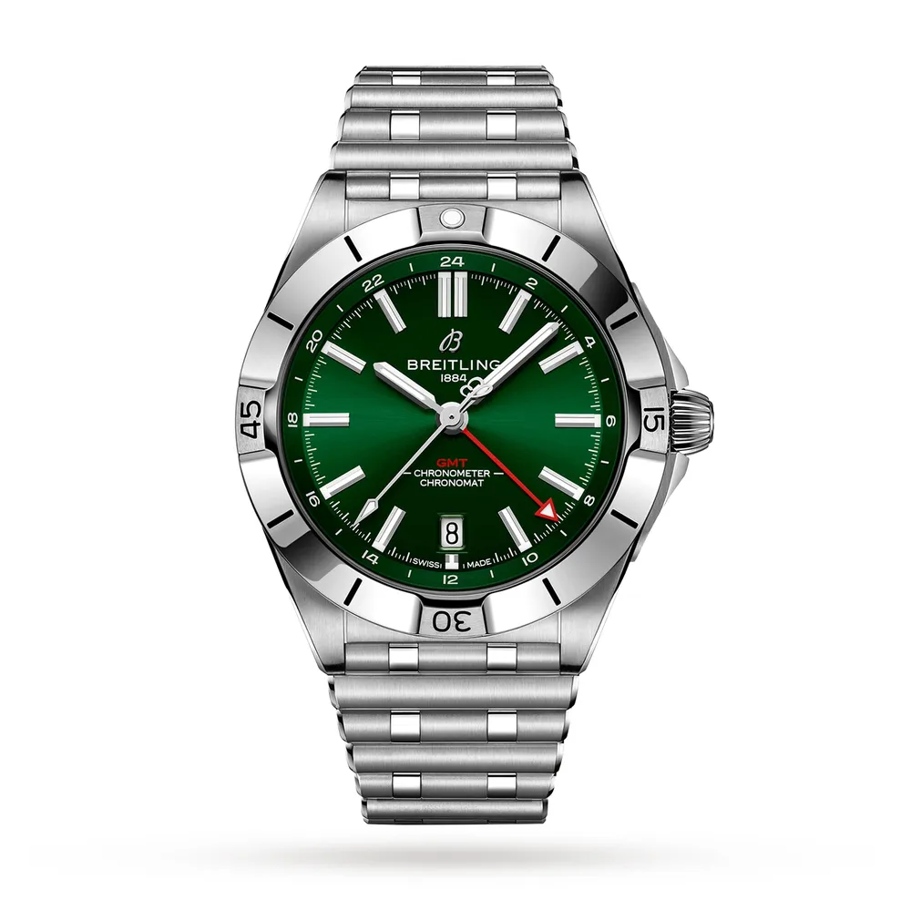 Breitling Chronomat Automatic GMT 40 Green Dial A32398101L1A1