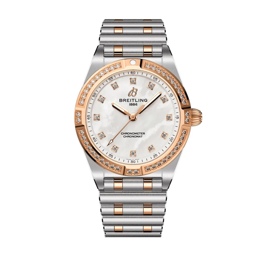 Breitling Chronomat Stainless Steel & 18k Red Gold U72310531A1U1