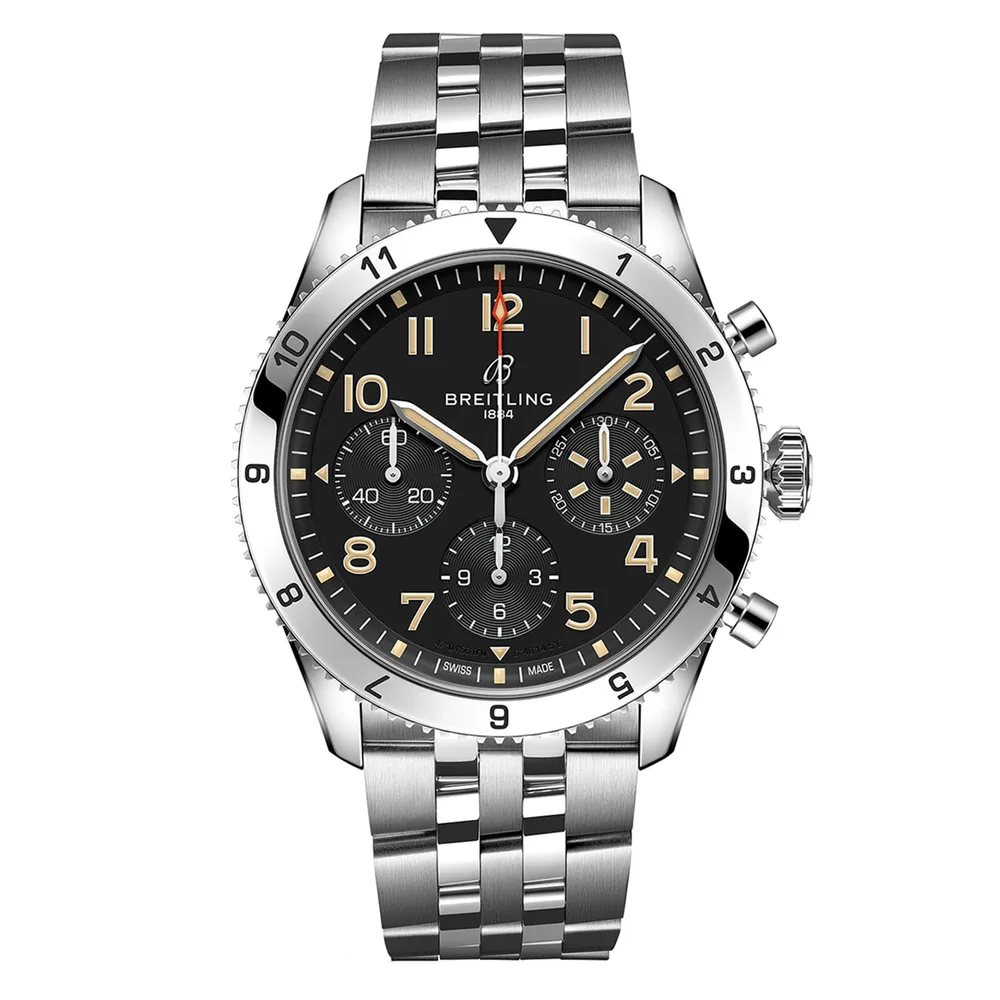 Breitling Classic AVI Chronograph 42 P-51 Mustang Stainless Steel A233803A1B1A1