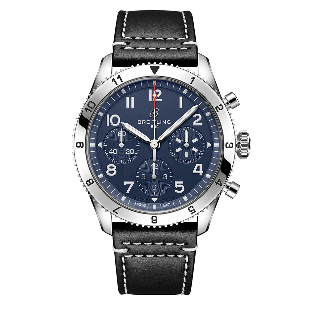 Breitling Classic AVI Chronograph 42 Tribute to Vought F4U Corsair Leather Strap A233801A1C1X1