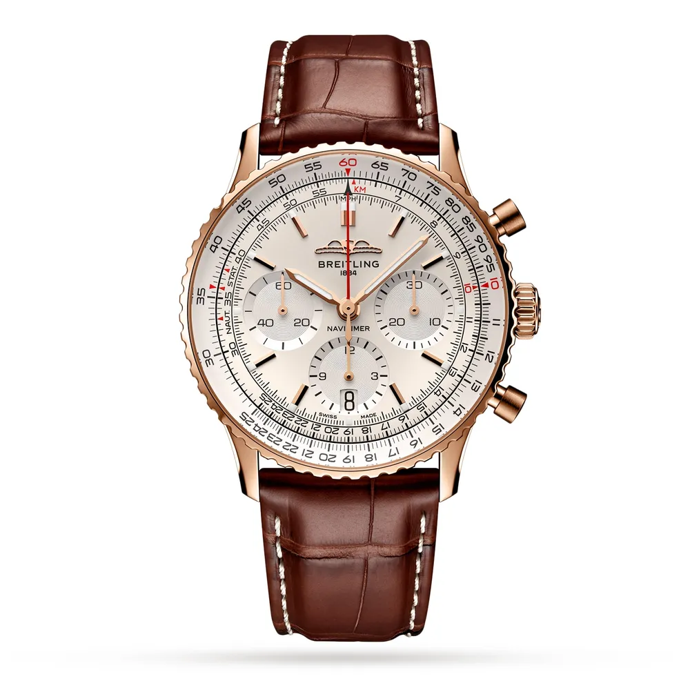 Breitling Navitimer B01 Chronograph 41 18k Red Gold RB0139211G1P1