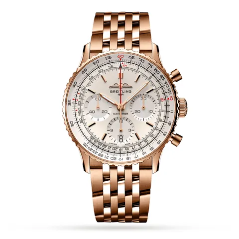 Breitling Navitimer B01 Chronograph 41 18k Red Gold