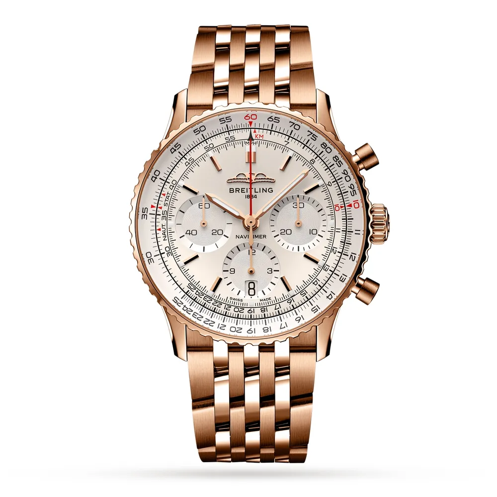 Breitling Navitimer B01 Chronograph 41 18k Red Gold RB0139211G1R1