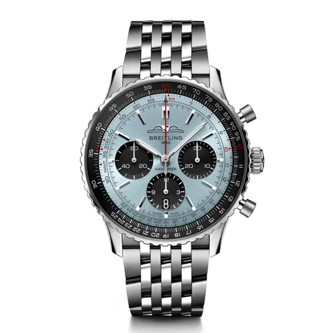 Breitling Navitimer B01 Chronograph 43 Stainless Steel Ice Blue
