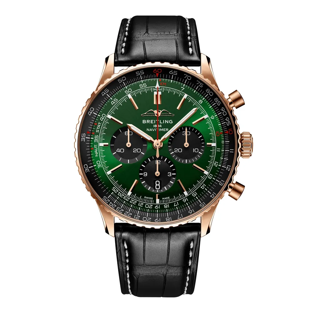 Breitling Navitimer Chronograph 18ct Rose Gold RB0137241L1P1