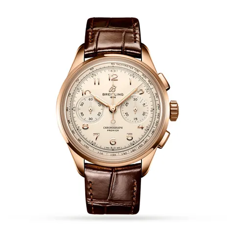 Breitling Premier B09 Chronograph 40 18k Red Gold