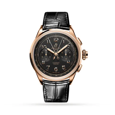 Breitling Premier B15 Duograph 42 18k Red Gold