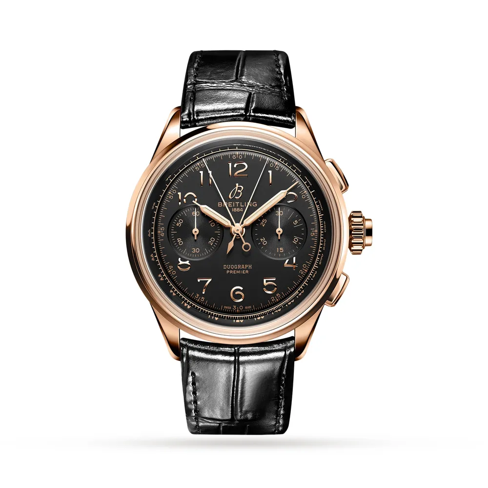 Breitling Premier B15 Duograph 42 18k Red Gold RB1510251B1P1