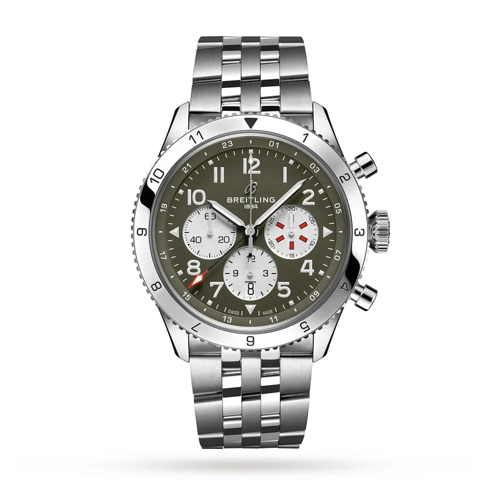 Breitling Super AVI B04 Chronograph GMT 46 Curtiss Warhawk AB04452A1L1A1