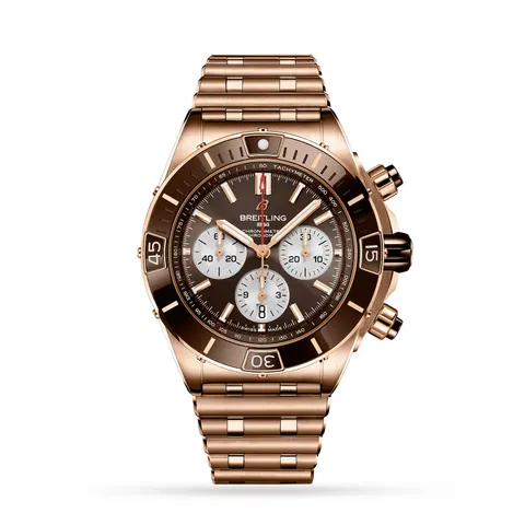Breitling Super Chronomat B01 44 18k Red Gold