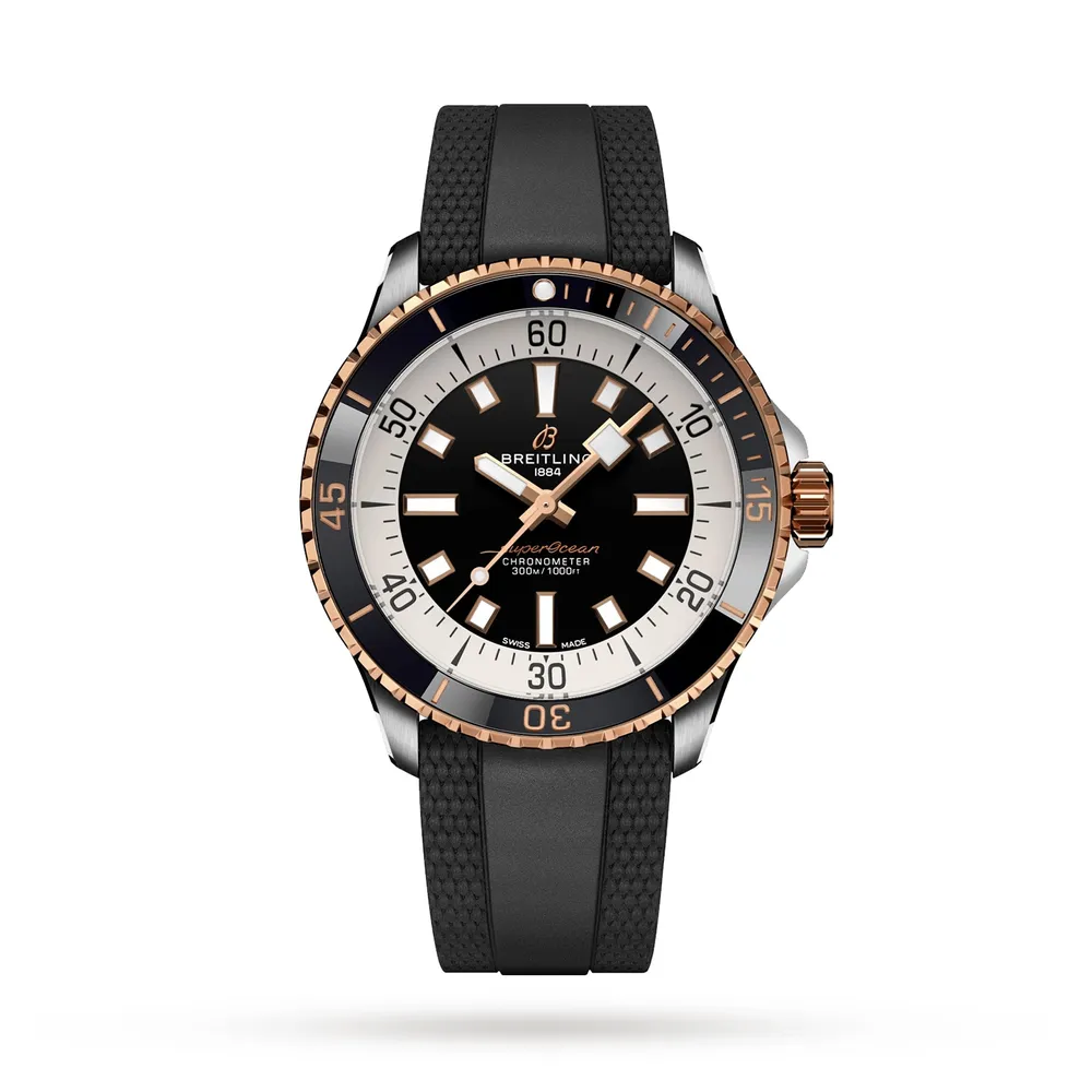 Breitling Superocean Automatic 42 Stainless Steel & 18k Red Gold U17375211B1S1