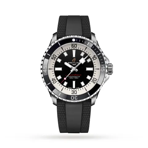 Breitling Superocean Automatic 42 Stainless Steel Rubber Strap