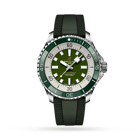 Breitling Superocean Automatic 44 Stainless Steel Rubber Strap