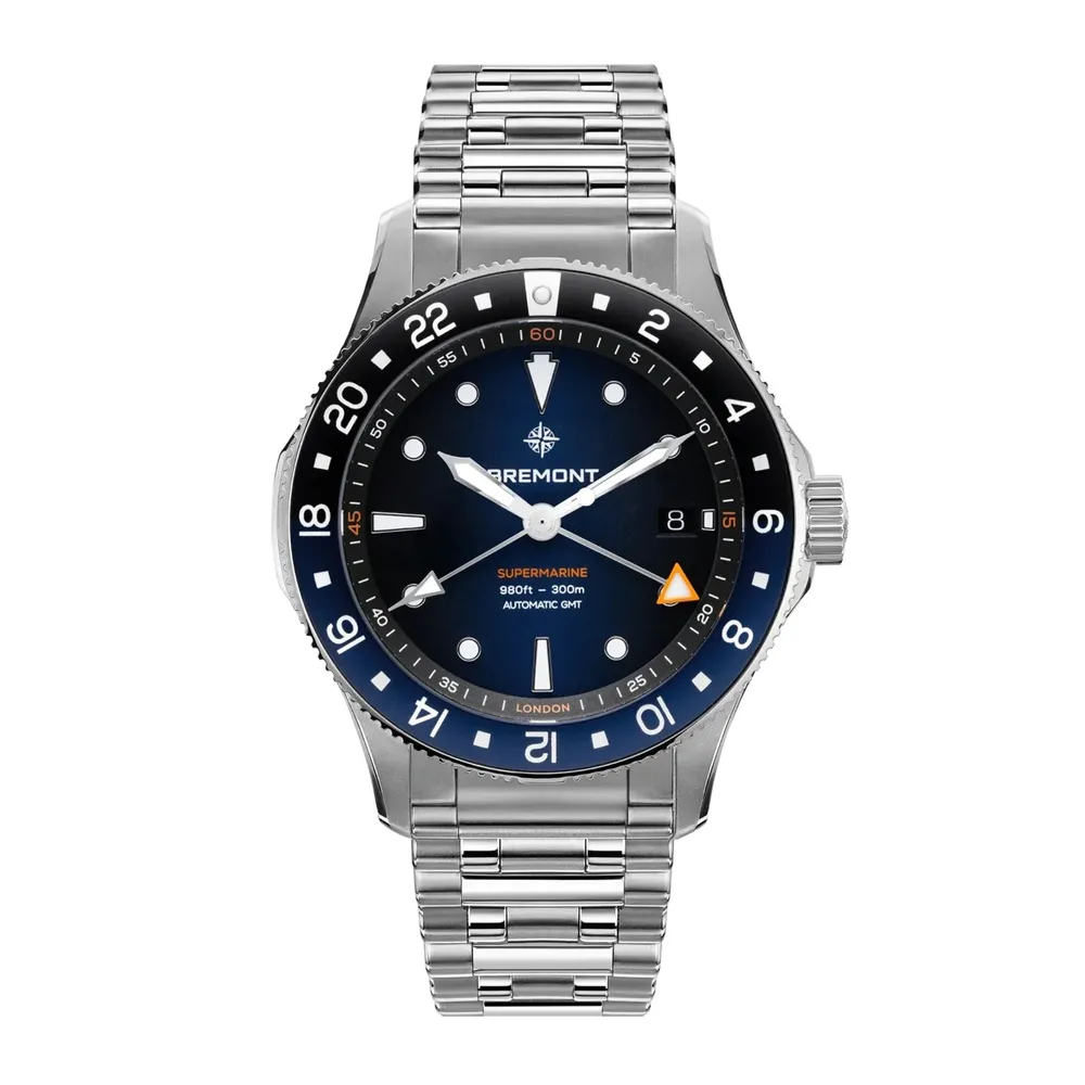 Bremont Supermarine Limited Edition 300M SM40-GMT-SS-BLBK-B