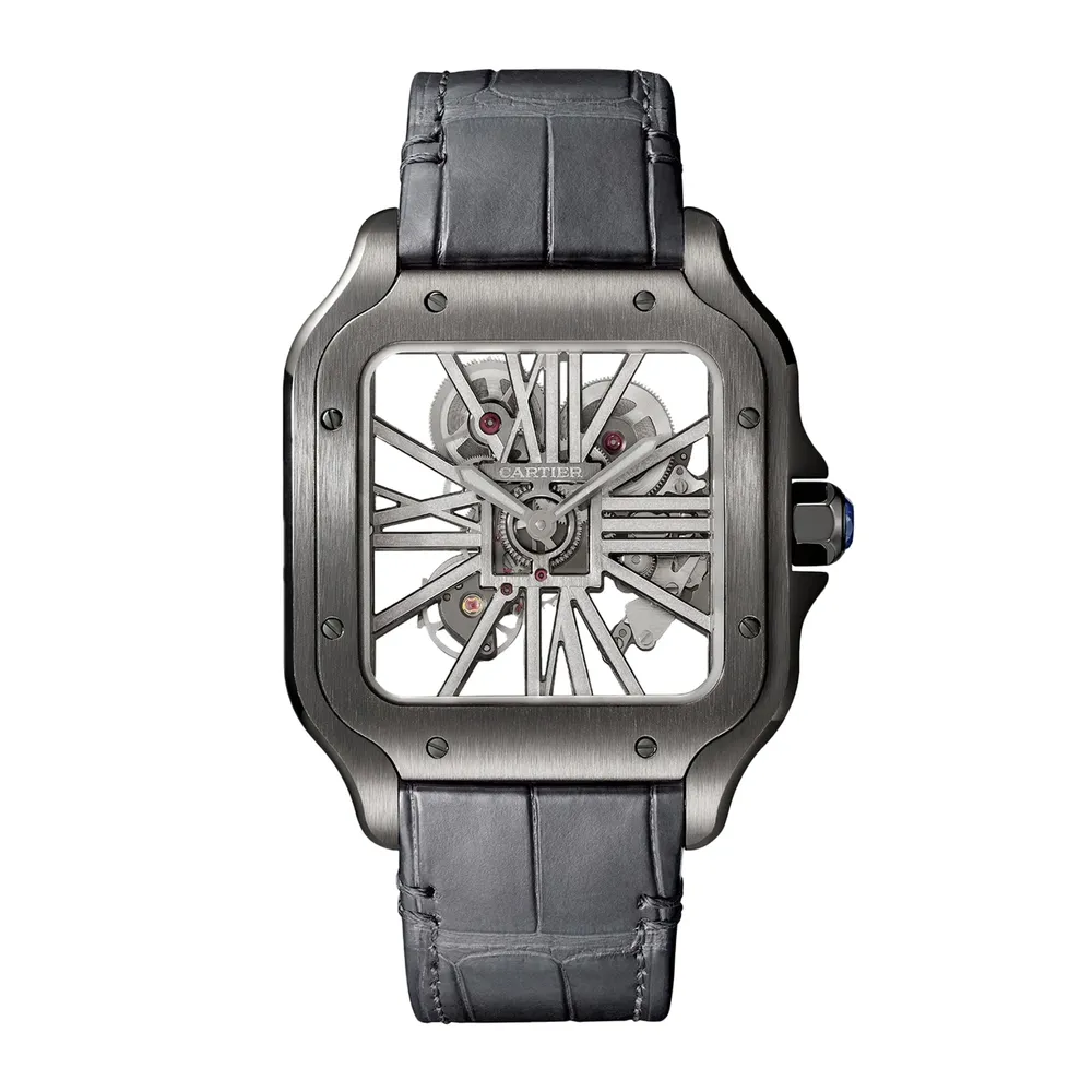 Cartier Santos De Cartier Skeleton WHSA0009