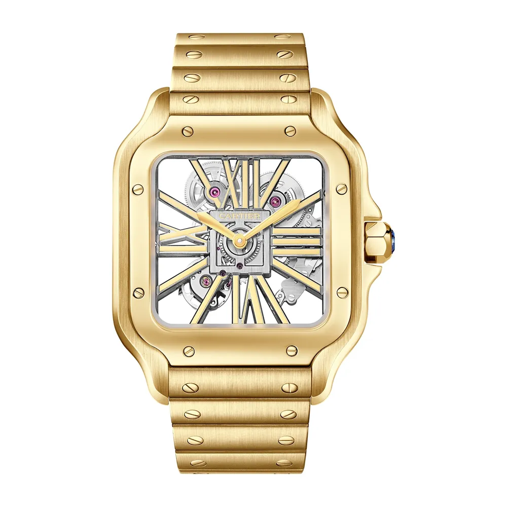 Cartier Santos De Cartier Skeleton WHSA0042