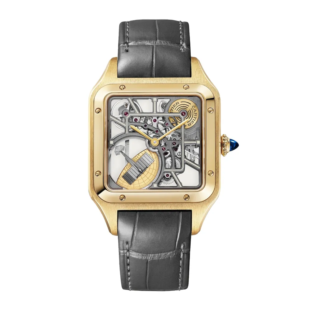 Cartier Santos-Dumont Micro-Rotor Skeleton WHSA0043