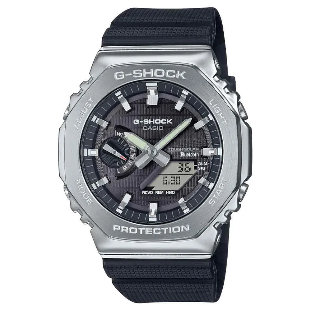 Casio G-SHOCK Metal Covered 2100 Bluetooth and Solar GBM-2100-1AER
