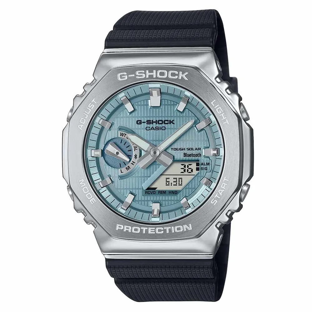 Casio G-SHOCK Metal Covered 2100 Bluetooth and Solar GBM-2100A-1A2ER