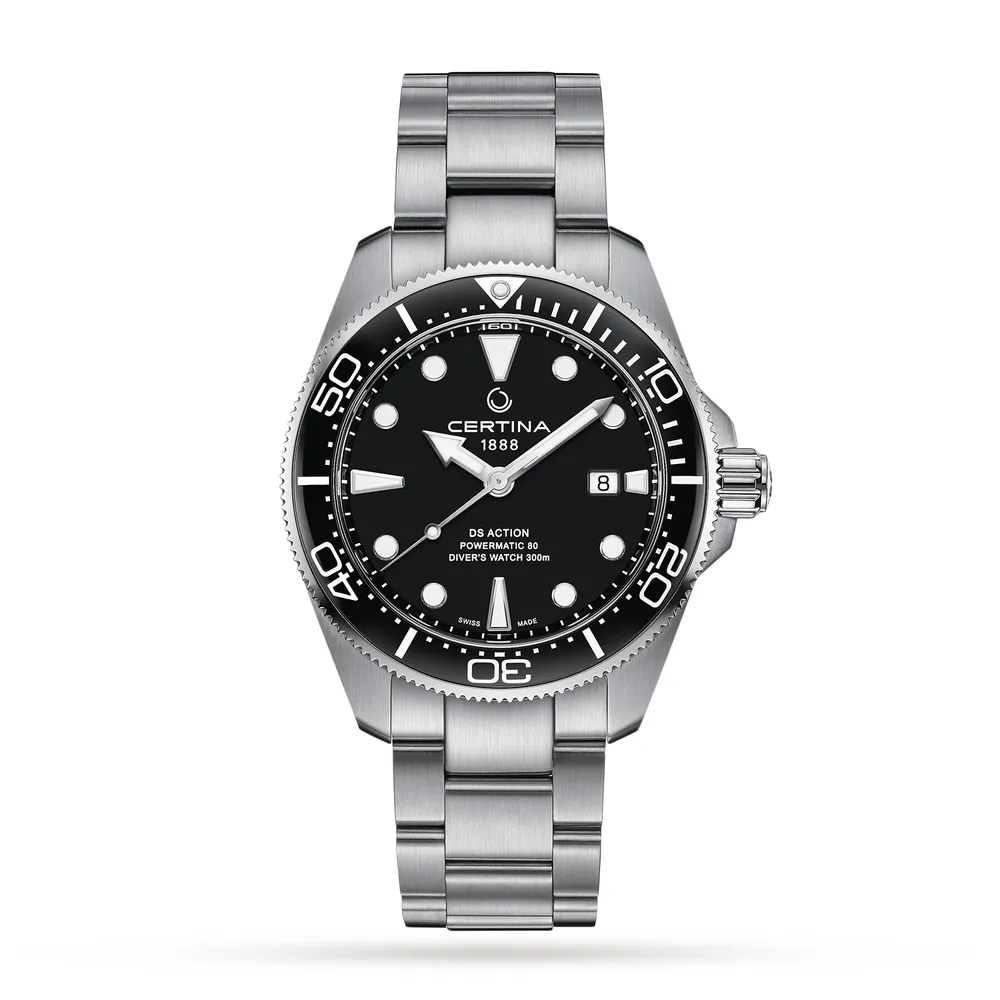 Certina Aqua DS Action Diver Black Dial C0326071105100