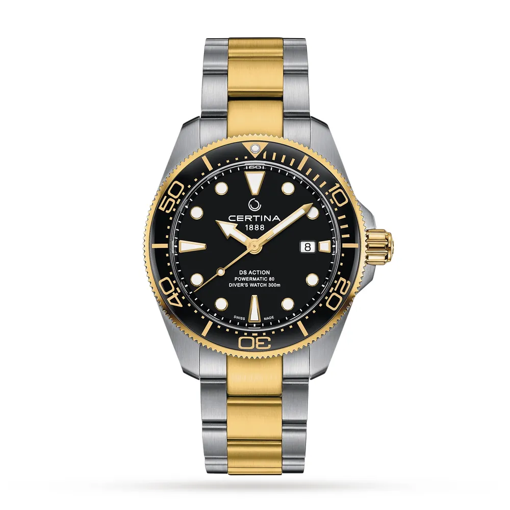 Certina Aqua DS Action Diver Black Dial C0326072205100