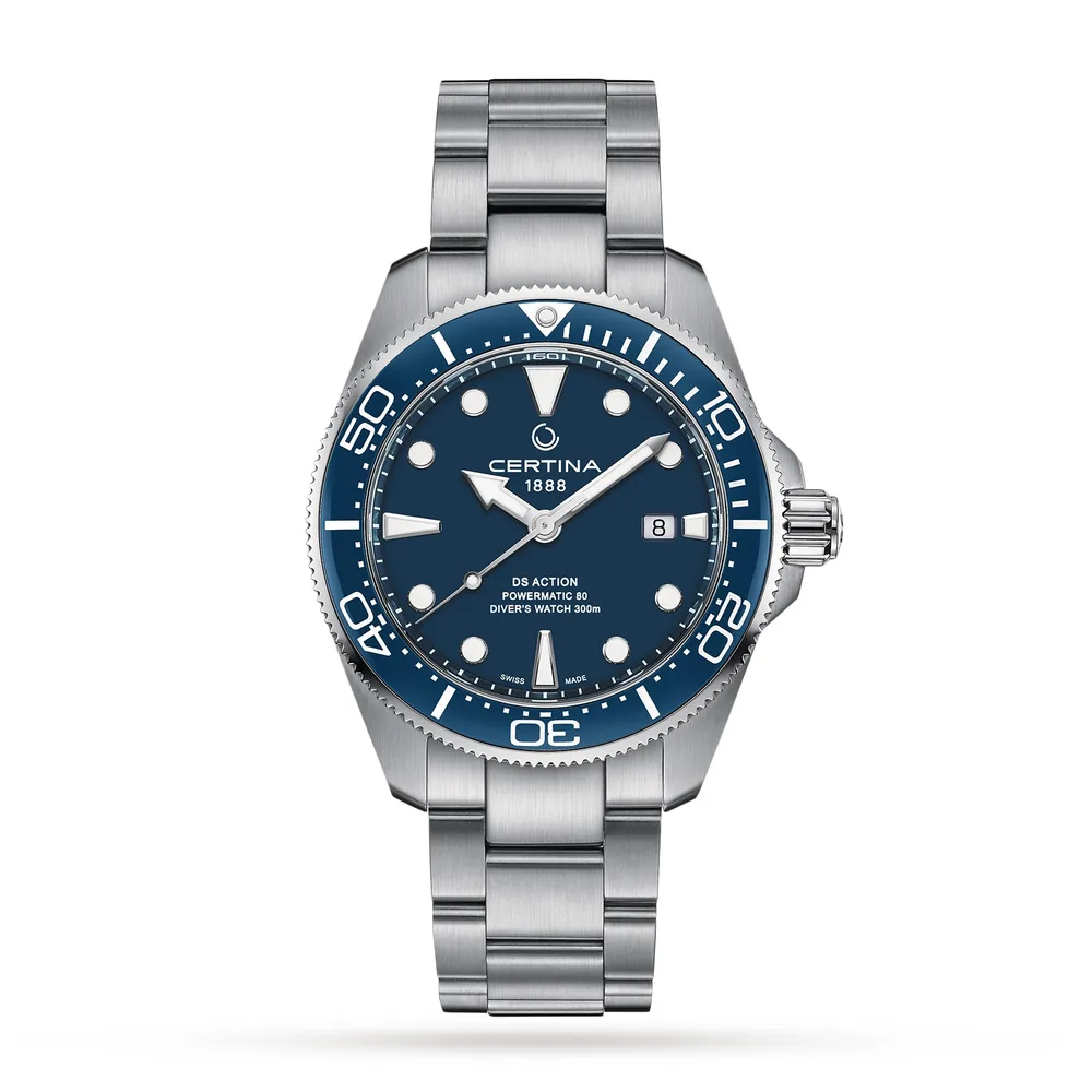 Certina Aqua DS Action Diver Blue Dial C0326071104100