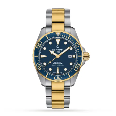 Certina Aqua DS Action Diver Blue Dial