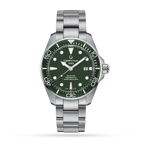 Certina Aqua DS Action Diver Green Dial