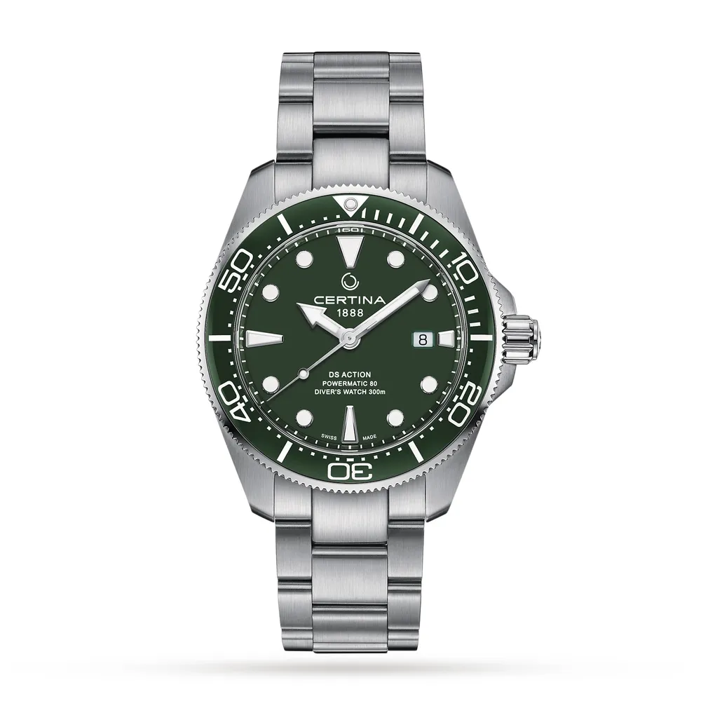 Certina Aqua DS Action Diver Green Dial C0326071109100