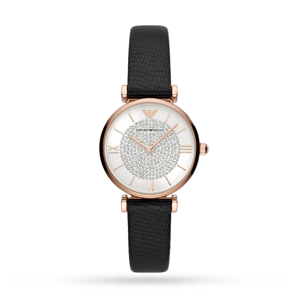 Emporio Armani Ladies Leather Strap AR11387