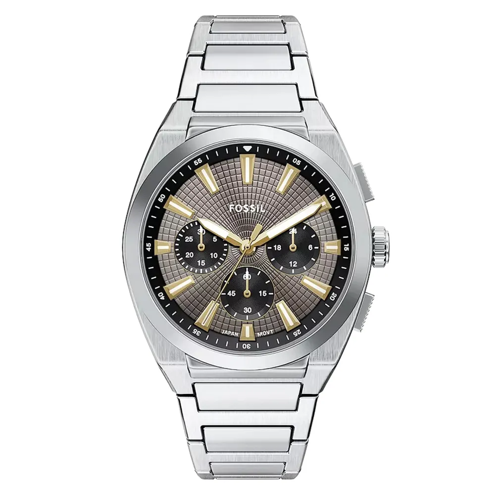 Fossil Everett Stainless Steel Grey Dial FS6128